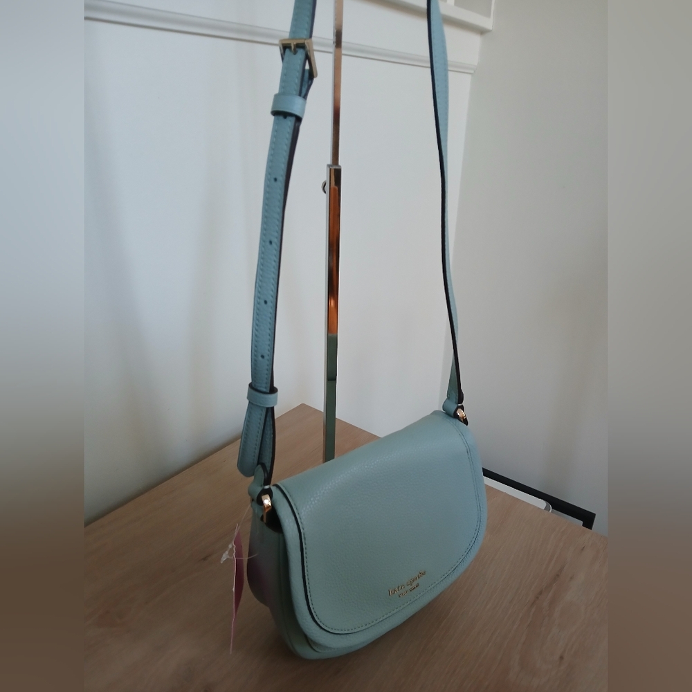 NWT Kate Spade Roulette Small Saddle - Picture 5 of 13